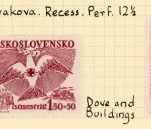 1949 Czechoslovakia Red Cross Fund set *