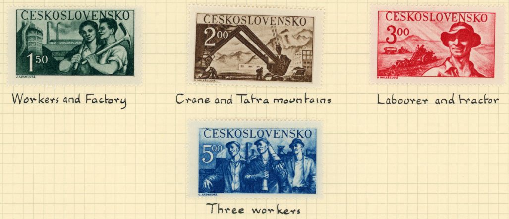 1950 Czechoslovakia Anniversary of Republic 2 *