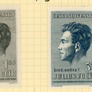 1951 Czechoslovakia Peace Julius Fucik *