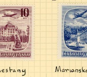 1951 Czechoslovakia Airmail set *