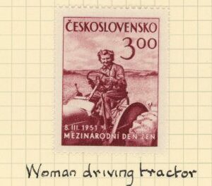 1951 Czechoslovakia Women's Day *