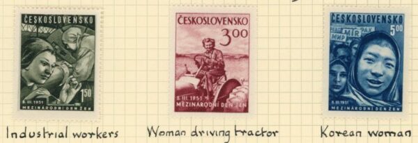 1951 Czechoslovakia Women's Day *