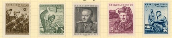 1951 Czechoslovakia Army Day set *