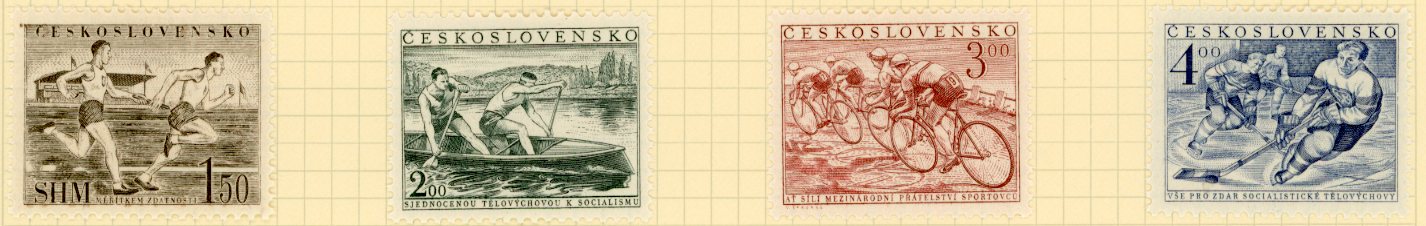 1952 Czechoslovakia Physical Culture Propaganda *
