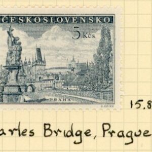 1953 Czechoslovakia Charles Bridge *