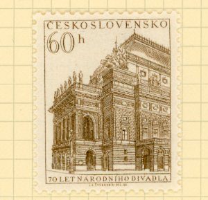 1953 Czechoslovakia Prague National Theatre *