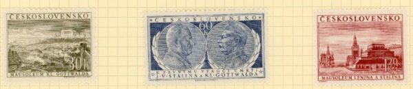 1954 Czechoslovakia Death of Stalin and Gottwald *