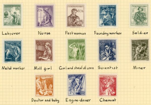 1954 Czechoslovakia Workers and Professions *