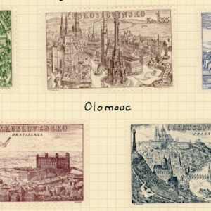 1955 Czechoslovakia Cities Airmail set *