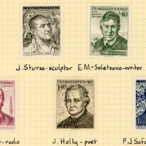 1955 Czechoslovakia Cultural Anniversaries *