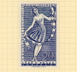 1955 Czechoslovakia Spartacist Games 2 *