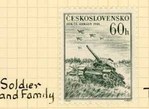 1955 Czechoslovakia Army Day *