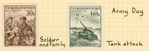 1955 Czechoslovakia Army Day *