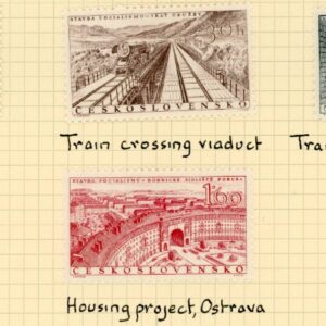 1955 Czechoslovakia Building Progress *