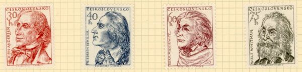1955 Czechoslovakia Famous Writers *