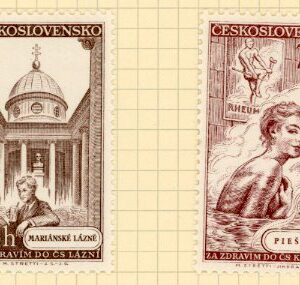 1956 Czechoslovakia Spas set *