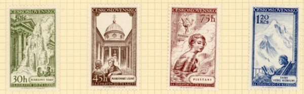 1956 Czechoslovakia Spas set *