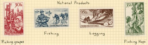 1956 Czechoslovakia National Products *