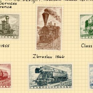 1956 Czechoslovakia Freight Services Timetable *