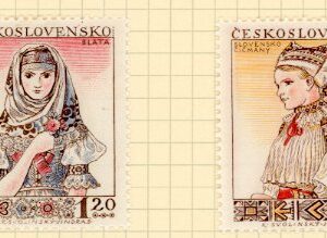 1956 Czechoslovakia National Costumes 2 *