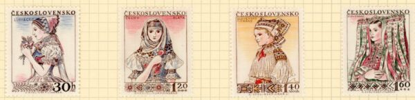 1956 Czechoslovakia National Costumes 2 *