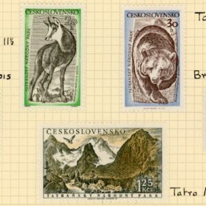 1957 Czechoslovakia Tatra National Park Animals *