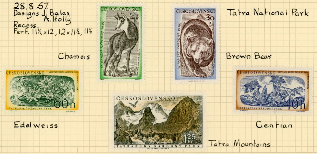 1957 Czechoslovakia Tatra National Park Animals *