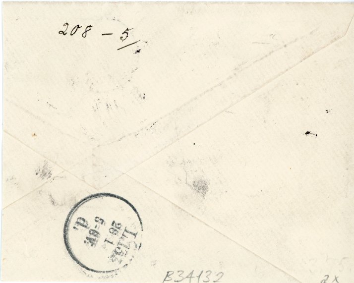 1907 Crete Chania Registered 2l strip of 4 - Image 2