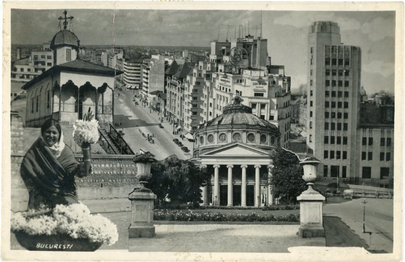 Romania Bucharest photocard 1935 to England