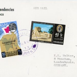 1965 Sharjah OAT Airmail to Germany
