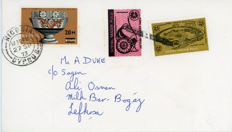 1973 Turkish Cyprus Social Aid Mix Cover