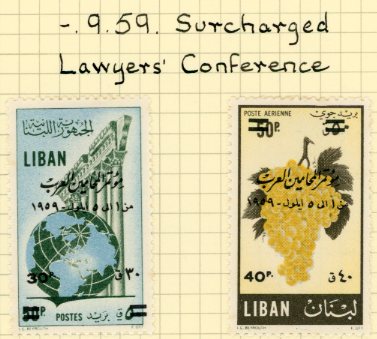 1959 Lebanon Lawyers' Conference surcharged *