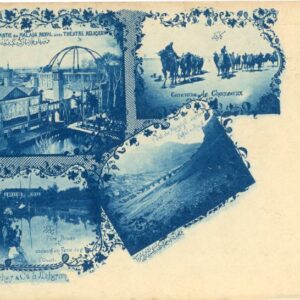 Persia 5ch Arabesque Control Picture Stationery Card 1899