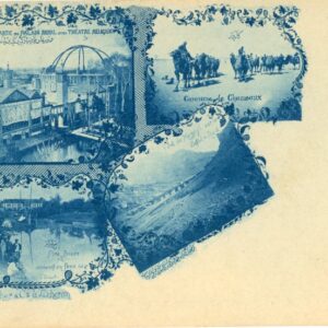 Persia 5ch Arabesque Control Picture Stationery Card 1899