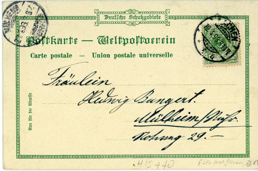 Papua New Guinea Gruss aus Stephansort 1898 - Image 2
