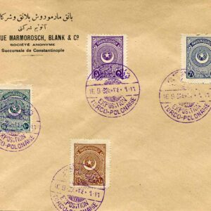 1924 Turkey Poland Joint Exhibition in Violet