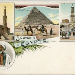 Egypt Multi View Lithograph ed David