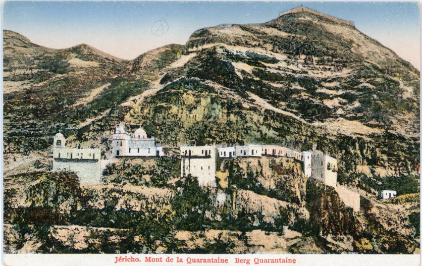 Palestine Jericho Mount of Temptation Jebel Quruntul