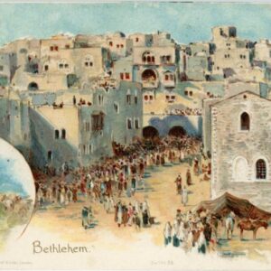 Palestine Bethlehem Beit Lahm 1905 used in England ed Nister