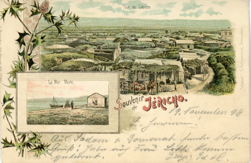 Palestine Jerischo 1898 Austria Levant Jerusalem ed Schonecke