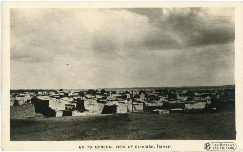 Palestine El Arish Sinai View photocard