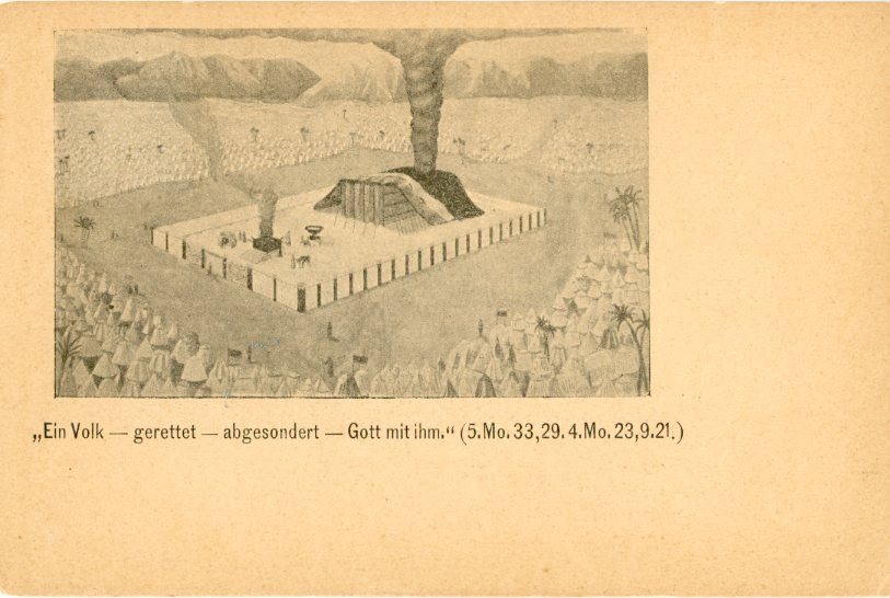 Palestine Quote from Bible German card