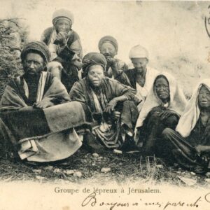 Palestine Jerusalem Lepers 1908 Beirut to France