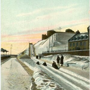Canada Quebec Toboggan Slide on Dufferin Terrace