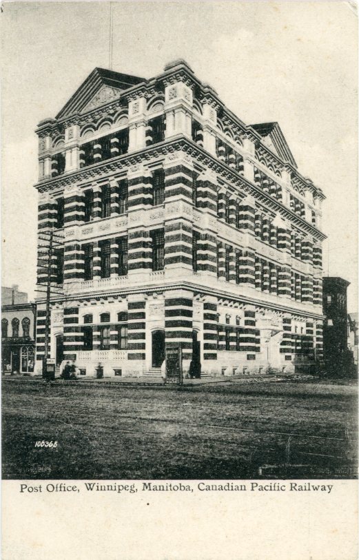 Canada Pacific Railway Winnipeg Manitoba Post Office