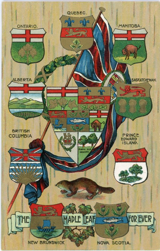 Canada Provinces Coat of Arms