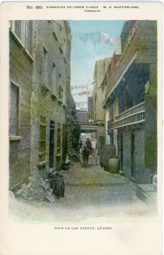 Canada Quebec Sous Le Cap Street ed Macfarlane