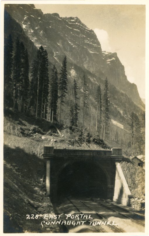 Canada British Columbia Connaught Tunnel photocard