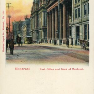 Canada Montreal Bank and Post Office
