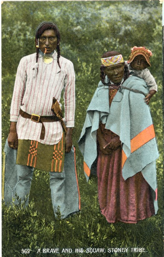 Canada Stoney Tribe Family ed Thompson's Studio